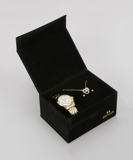 Kit-de-Relogio-Analogico-Seculus-Feminino---Colar---Brinco---28788LPSVDA1K-Dourado-8755440-Dourado_1 Kit-de-Relogio-Analogico-Seculus-Feminino---Colar---Brinco---28788LPSVDA1K-Dourado-8755440-Dourado_1