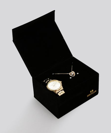 Kit-de-Relogio-Analogico-Seculus-Feminino---Colar---Brinco---20414LPSVDA1K-Dourado-8755446-Dourado_1 Kit-de-Relogio-Analogico-Seculus-Feminino---Colar---Brinco---20414LPSVDA1K-Dourado-8755446-Dourado_1