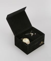 Kit-de-Relogio-Analogico-Seculus-Feminino---Colar---Brinco---20413LPSVDA1K-Dourado-8755527-Dourado_1
