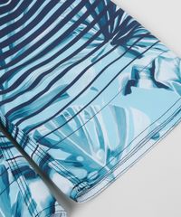 Bermuda-Infantil-Estampada-de-Folhagens-com-Listras-Azul-9954481-Azul_4