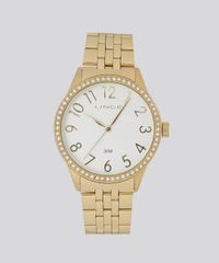 Kit-de-Relogio-Analogico-Lince-Feminino---Colar---Brinco---LRGJ048L-KT09S2KX-Dourado-8750289-Dourado_3