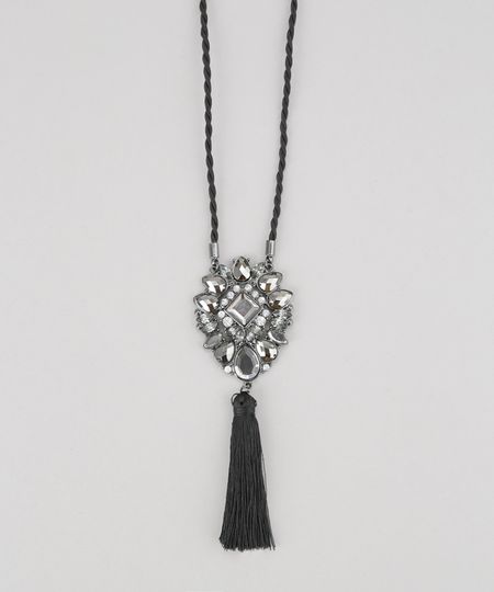 Colar-Longo-com-Pingente-de-Tassel-Grafite-8657843-Grafite_1