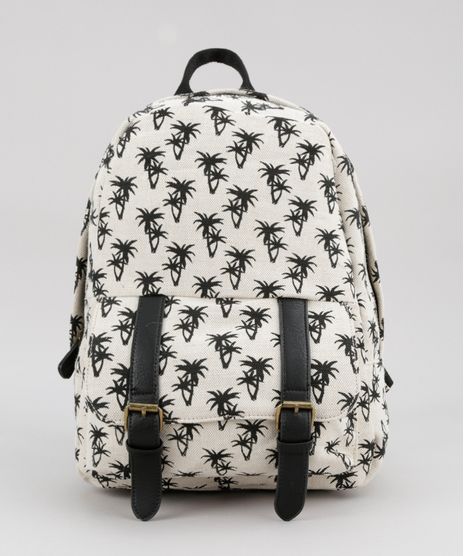 Mochila-Estampada-de-Coqueiros-Bege-8655049-Bege_1