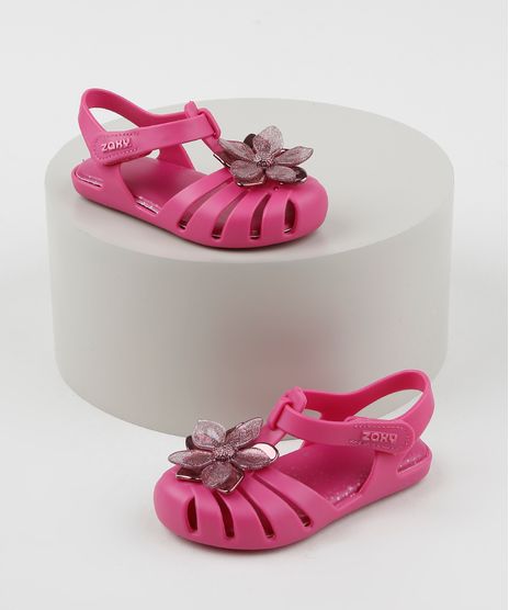 Sandalia-Infantil-Zaxy-Nina-com-Flor-Rosa-9951895-Rosa_1