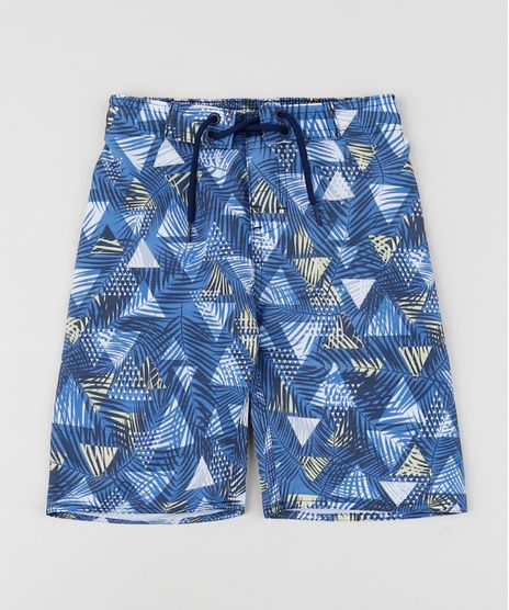 Bermuda-Infantil-Estampada-Geometrica-Azul-9954474-Azul_1