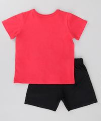 Conjunto-de-Camiseta-Vermelha---Bermuda-Carro-Preta-8702520-Preto_2