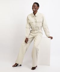 Jaqueta-de-Sarja-Feminina-Mindset-Cropped-com-Bolsos-e-Elastico-Bege-Claro-9963207-Bege_Claro_3