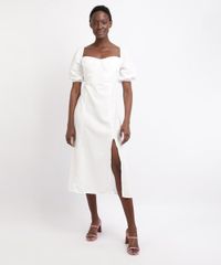 Vestido-Feminino-Mindset-Midi-com-Fenda-Manga-Bufante-Decote-Princesa-Branco-9963097-Branco_1