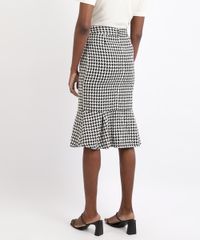 Saia-Feminina-Mindset-Midi-Estampada-Pied-de-Poule-com-Babado-Preta-9912586-Preto_2