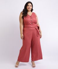 Macacao-Feminino-Mindset-Plus-Size-com-Faixa-Para-Amarrar-na-Cintura-Decote-V-Rosa-Escuro-9959950-Rosa_Escuro_3 Macacao-Feminino-Mindset-Plus-Size-com-Faixa-Para-Amarrar-na-Cintura-Decote-V-Rosa-Escuro-9959950-Rosa_Escuro_3