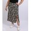 Saia-Feminina-Mindset-Plus-Size-Midi-Estampada-Floral-de-Margarias-com-Fenda-Preta-9962194-Preto_1