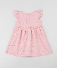 Vestido-em-Laise-Infantil-com-Lacos-Manga-Curta-Rosa-9948092-Rosa_2