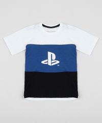 Camiseta-Infantil-Playstation-Manga-Curta-Gola-Careca-Branca-9952829-Branco_1