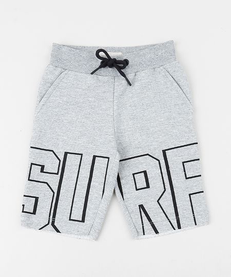 Bermuda-de-Moletom-Infantil-Surf-com-Cordao-Cinza-Mescla-Claro-9954258-Cinza_Mescla_Claro_1