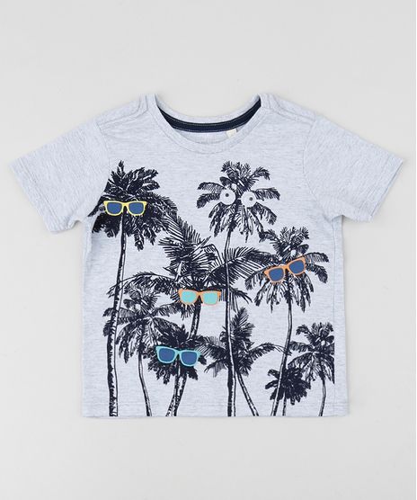 Camiseta-Infantil-Coqueiros-Estampa-Interativa-Manga-Curta-Gola-Careca-Cinza-Mescla-9954965-Cinza_Mescla_1