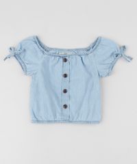 Blusa-Jeans-Infantil-Ombro-a-Ombro-Manga-Curta-Azul-Claro-9958022-Azul_Claro_1
