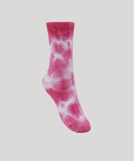 Meia-Masculina-Estampada-Tie-Dye-Cano-Alto-Rosa-9960884-Rosa_1