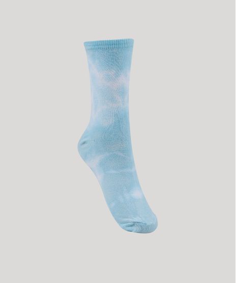 Meia-Masculina-Estampada-Tie-Dye-Cano-Alto-Azul-9960886-Azul_1