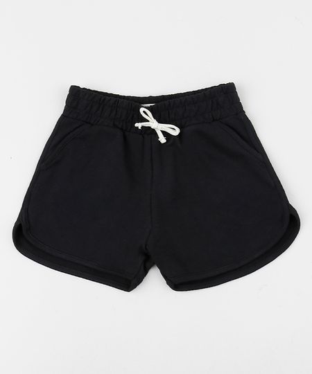 Short-de-Moletom-Infantil-Running-com-Cordao--Preto-9961367-Preto_1