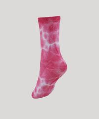 Meia-Feminina-Estampada-Tie-Dye-Cano-Alto-Rosa-9961861-Rosa_2
