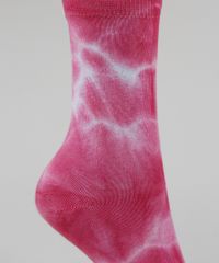 Meia-Feminina-Estampada-Tie-Dye-Cano-Alto-Rosa-9961861-Rosa_3