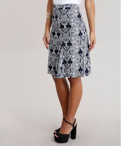 Saia-Evase-Estampada-de-Arabescos-com-Recortes-Azul-Marinho-8718244-Azul_Marinho_1