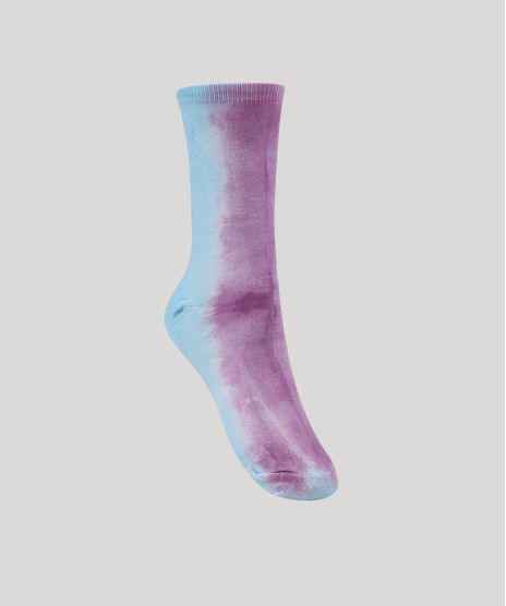 Meia-Masculina-Estampada-Tie-Dye-Cano-Alto-Multicor-9962396-Multicor_1