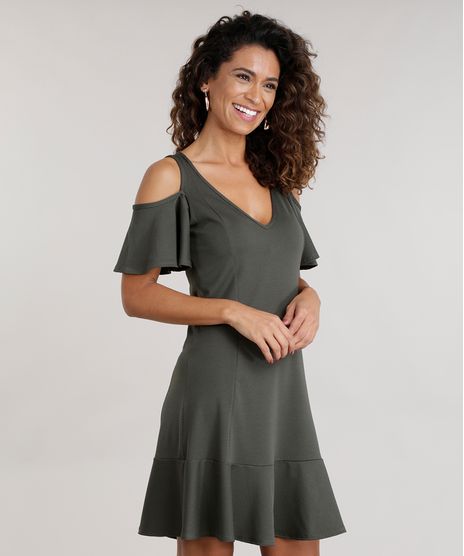 Vestido-Open-Shoulder-com-Recortes-Verde-Militar-8715806-Verde_Militar_1