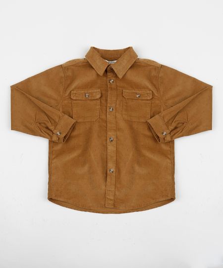 Camisa-em-Veludo-Infantil-Estampada-Com-Bolsos-Caramelo-9807686-Caramelo_1 Camisa-em-Veludo-Infantil-Estampada-Com-Bolsos-Caramelo-9807686-Caramelo_1