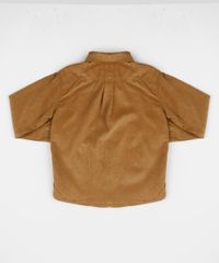 Camisa-em-Veludo-Infantil-Estampada-Com-Bolsos-Caramelo-9807686-Caramelo_2