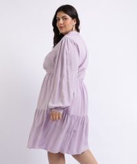 Vestido-Feminino-Mindset-Plus-Size-Curto-Manga-Longa-com-Babado-Lilas-9955616-Lilas_2