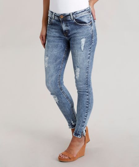 Calca-Jeans-Cigarrete-Marmorizada-Azul-Claro-8704871-Azul_Claro_1 Calca-Jeans-Cigarrete-Marmorizada-Azul-Claro-8704871-Azul_Claro_1