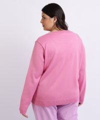 Sueter-Feminino-em-Trico-Mindset-Plus-Size--Keep-Going--Rosa-9955911-Rosa_2
