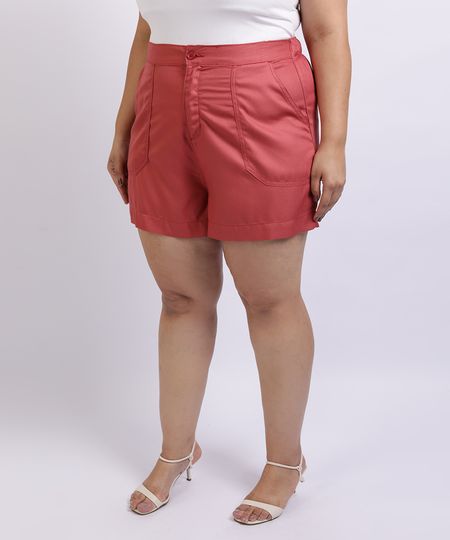 Short-Feminino-Mindset-Plus-Size-Cintura-Alta-com-Bolsos-Rosa-Escuro-9959949-Rosa_Escuro_1
