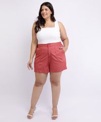 Short-Feminino-Mindset-Plus-Size-Cintura-Alta-com-Bolsos-Rosa-Escuro-9959949-Rosa_Escuro_3