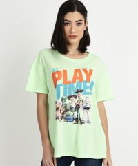 Blusa-Feminina-Toy-Story---Play-Time--Manga-Curta-Decote-Redondo-Verde-9953068-Verde_1