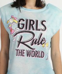 Blusa-Feminina---Girls-Rule-The-Word--Estampada-Tie-Dye-sem-Manga-Azul-9957269-Azul_4