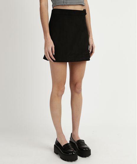 Short-Saia-de-Suede-Feminino-Envelope-Preto-9893786-Preto_1