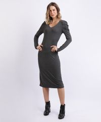 Vestido-Feminino-Midi-Manga-Longa-Bufante-Cinza-Mescla-Escuro-9958246-Cinza_Mescla_Escuro_3