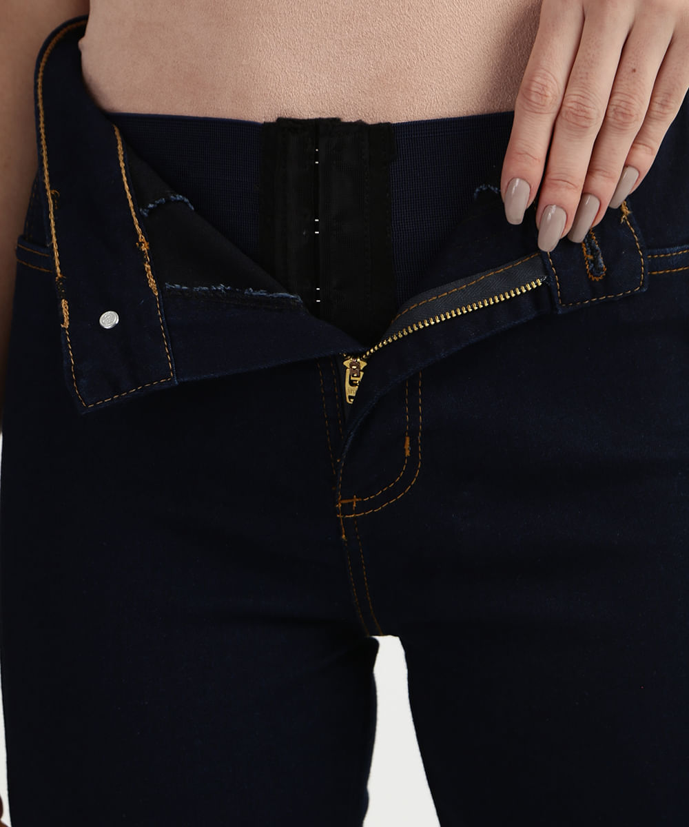 calça jeans feminina com cinta embutida