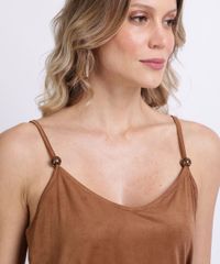 Regata-Feminina-de-Suede-Alcas-Finas-Decote-Redondo-Marrom-Claro-9949430-Marrom_Claro_4