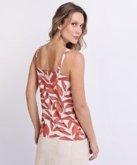 Regata-Feminina-Estampada-de-Folhas-Alca-com-Fivela-Decote-em-V-Off-White-9952201-Off_White_2