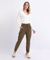 Calca-Feminina-Jogger-em-Suede-Cintura-Alta-Cos-com-Cordao-Verde-9959079-Verde_3