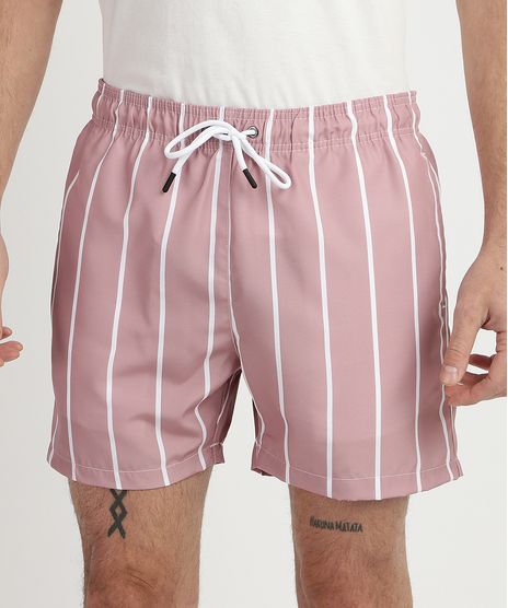 Short-Masculino-Estampado-Listrado-com-Elastico-Rosa-9959885-Rosa_1