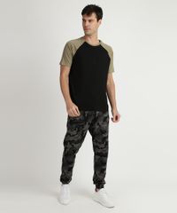 Calca-Masculina-Jogger-Estampada-Camuflada-em-Moletom--Cinza-9905179-Cinza_3