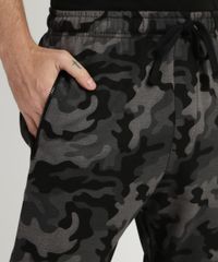 Calca-Masculina-Jogger-Estampada-Camuflada-em-Moletom--Cinza-9905179-Cinza_4