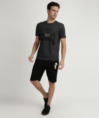 Camiseta-Masculina--Player--Controle-de-Video-Game-Manga-Curta-Gola-Careca-Cinza-9949445-Cinza_3