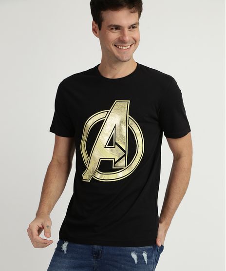 Camiseta-Masculina-Avengers-Manga-Curta-Gola-Careca--Preta-9955461-Preto_1