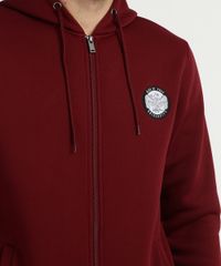 Blusao-de-Moletom-Masculino-com-Capuz-e-Ziper-Vermelho-9781709-Vermelho_4