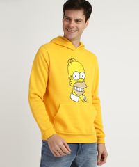 Blusao-de-Moletom-Masculino-Hommer-Simpsons-com-Capuz--Amarelo-9956616-Amarelo_1